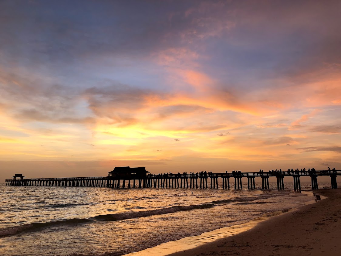 Florida Pier at Sunset